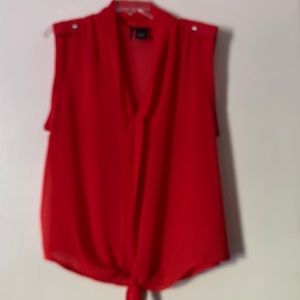 New Direction sleeveless blouse. Size XL, orange in color